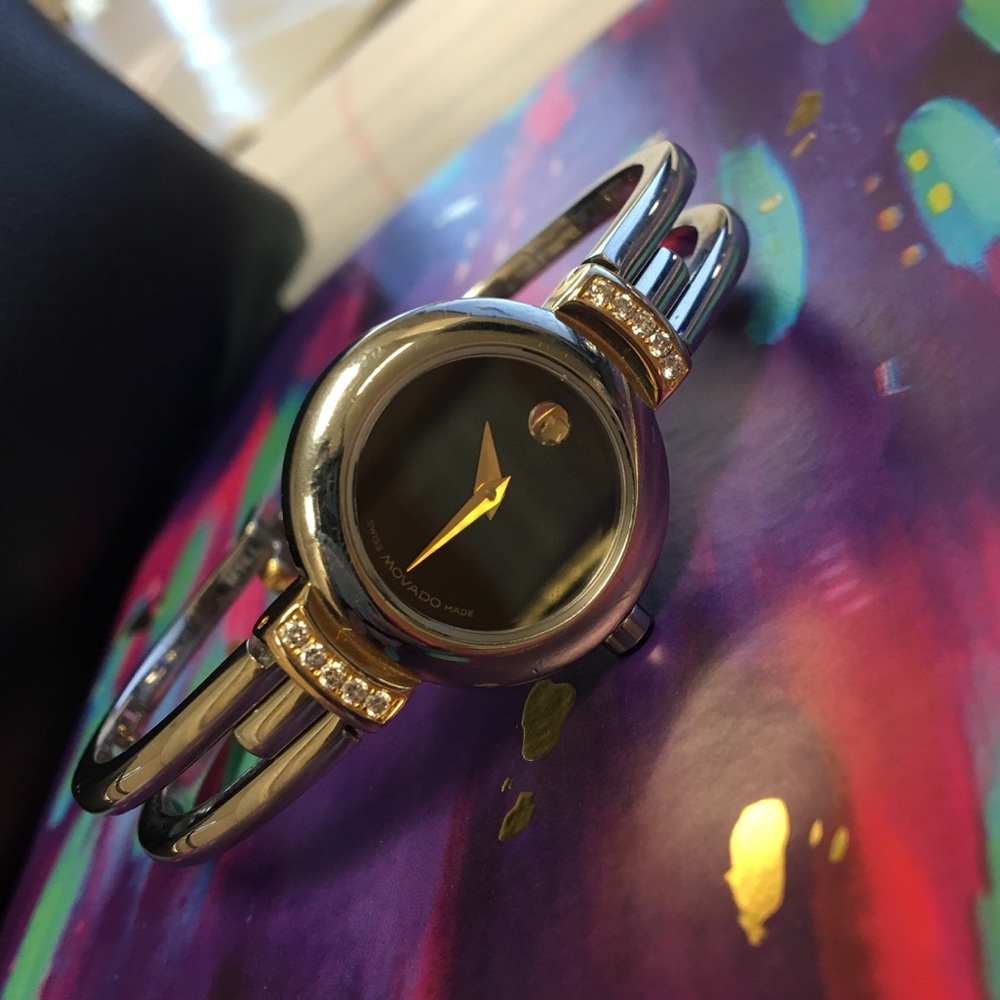 Swiss Movado watch with sapphire crystals